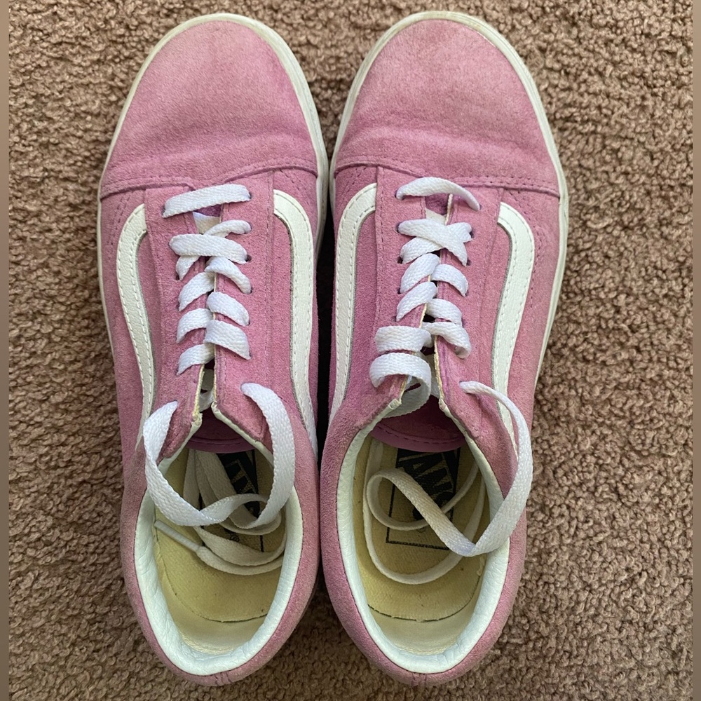 Vans shoes pink Mauve suede classic vans size US Women 6.5 US Men 5
